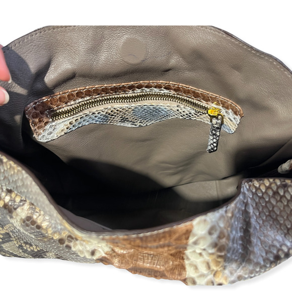 Snakeskin Purse Tote - Picture 4 of 9